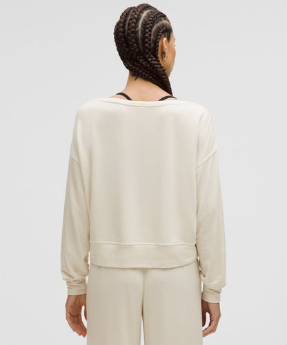 BeCalm Scoop-Neck Pullover