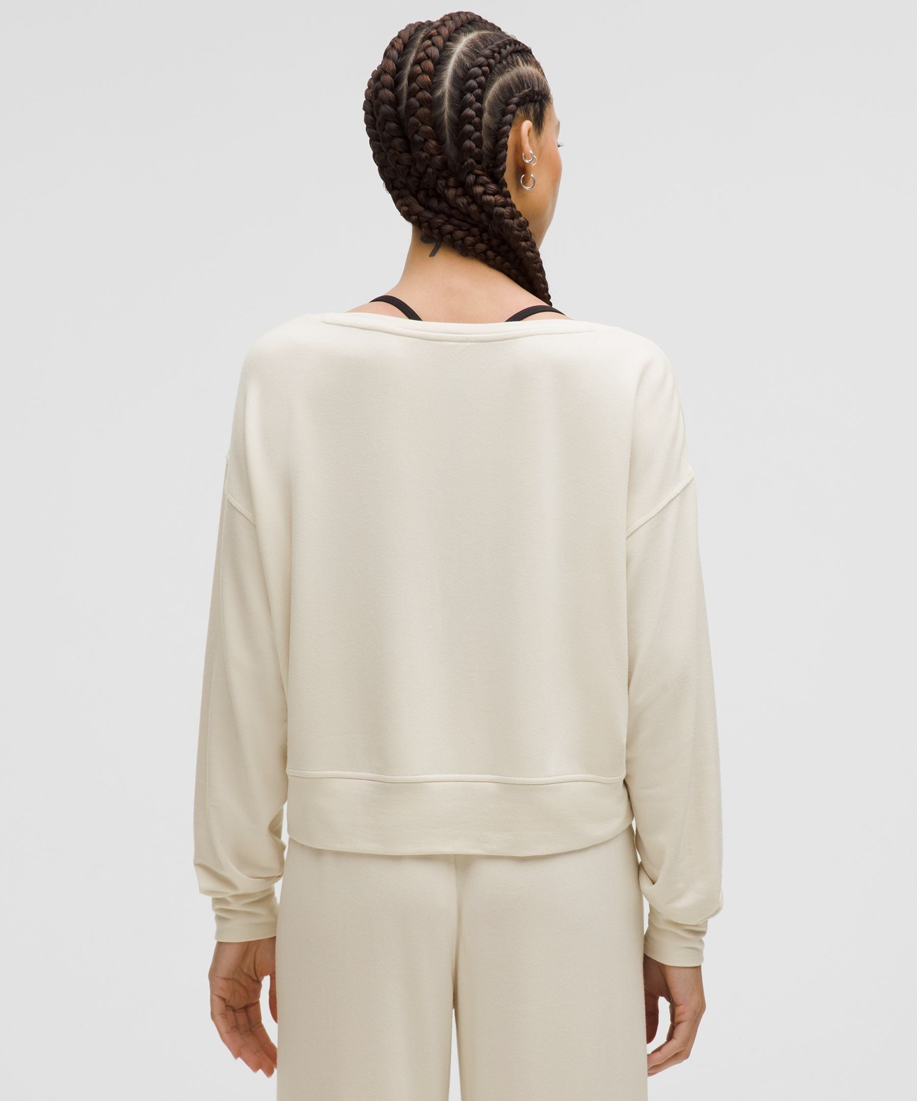 BeCalm Scoop-Neck Pullover