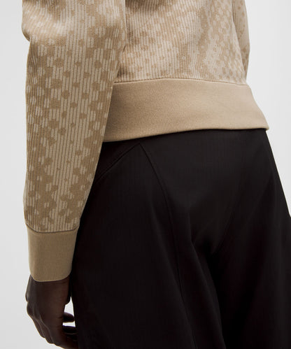 Two-Tone Fitted Full-Zip Sweater *SLNSH Collection