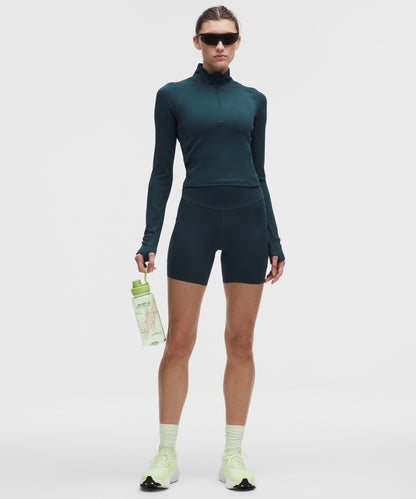 It's Rulu Ribbed Cropped Half Zip *Updated