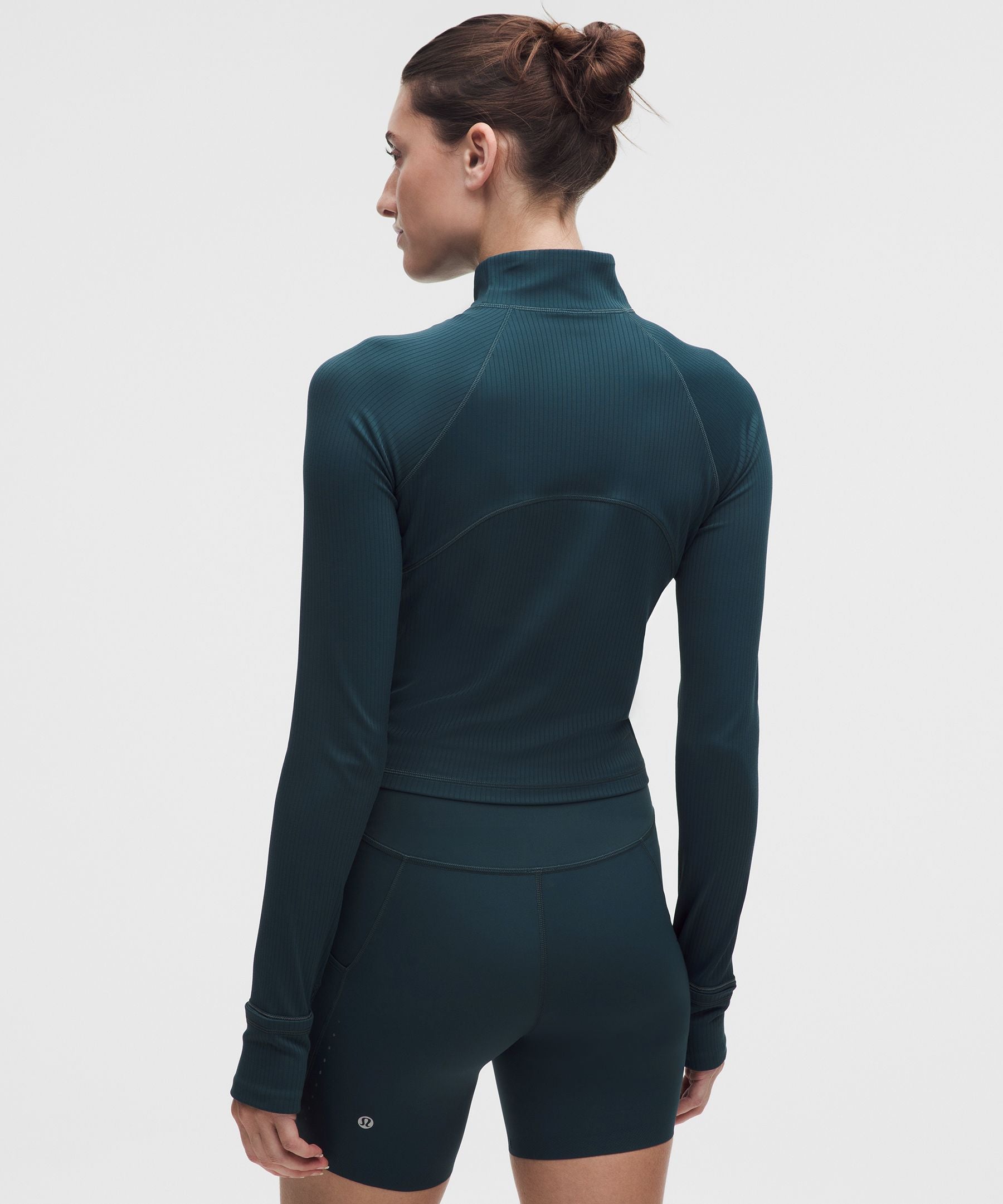 It's Rulu Ribbed Cropped Half Zip *Updated