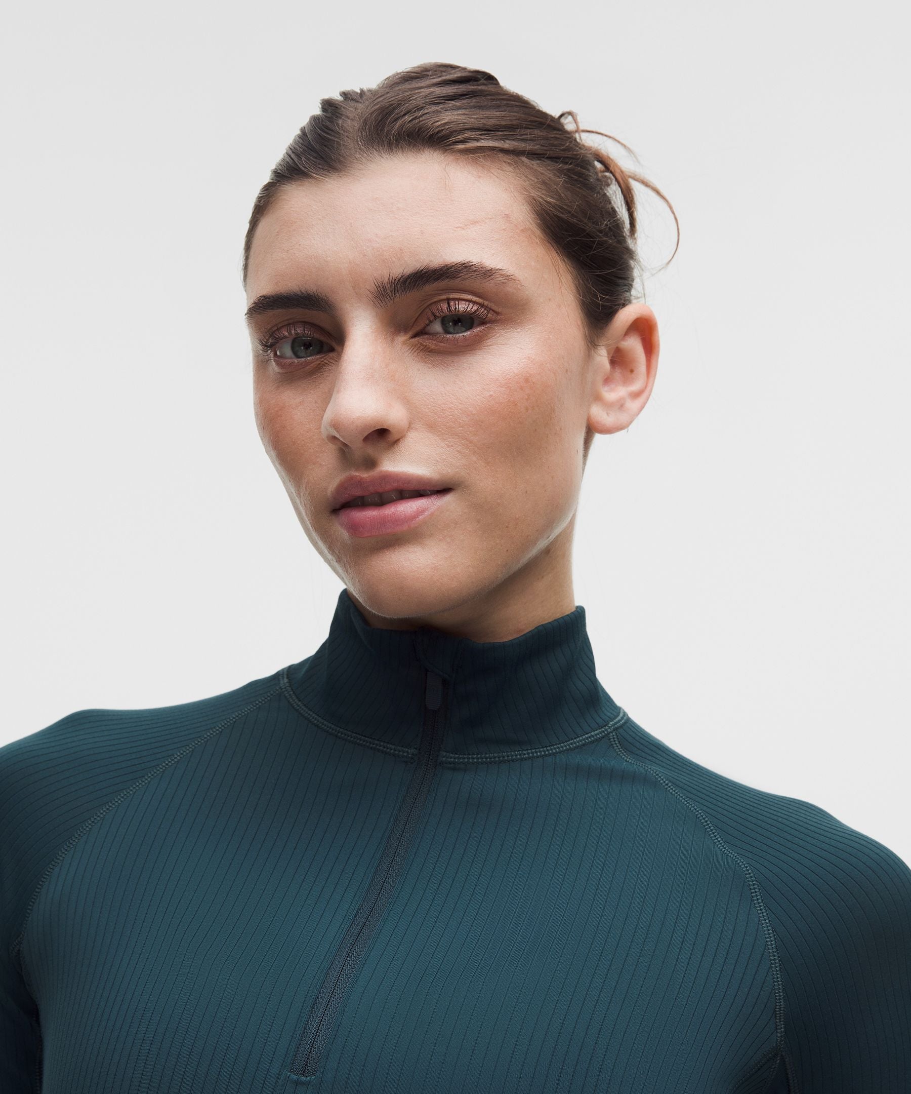 It's Rulu Ribbed Cropped Half Zip *Updated