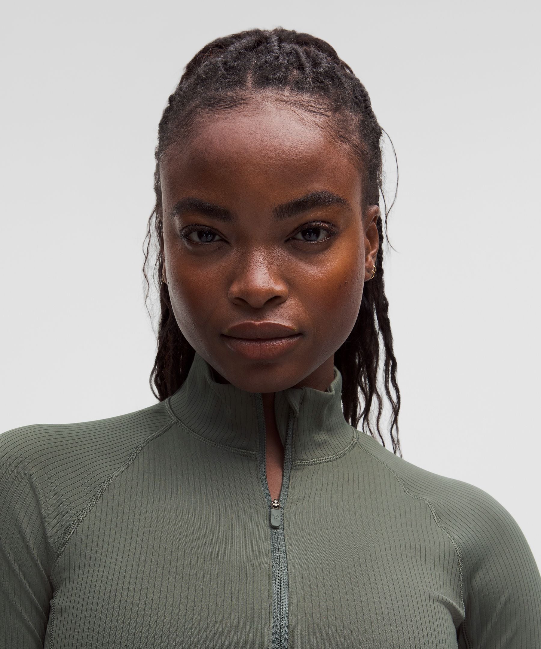 It's Rulu Ribbed Cropped Half Zip *Updated