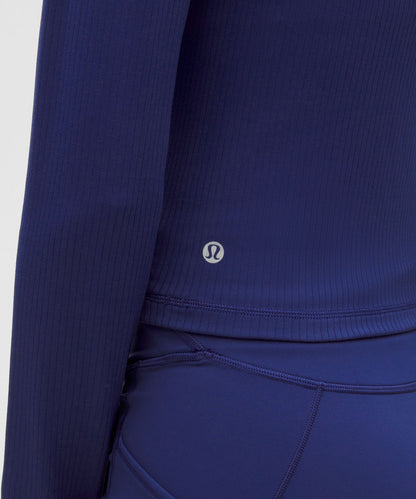 It's Rulu Ribbed Cropped Half Zip *Updated