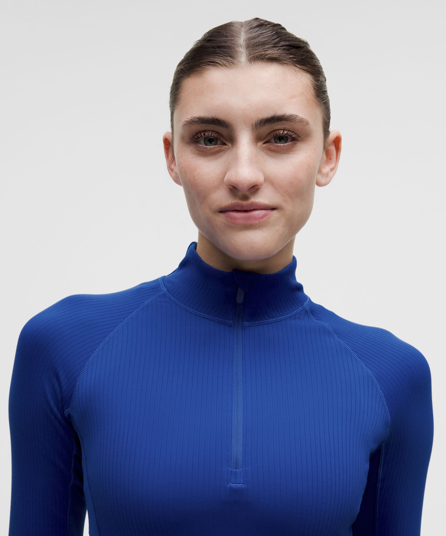 It's Rulu Ribbed Cropped Half Zip *Updated