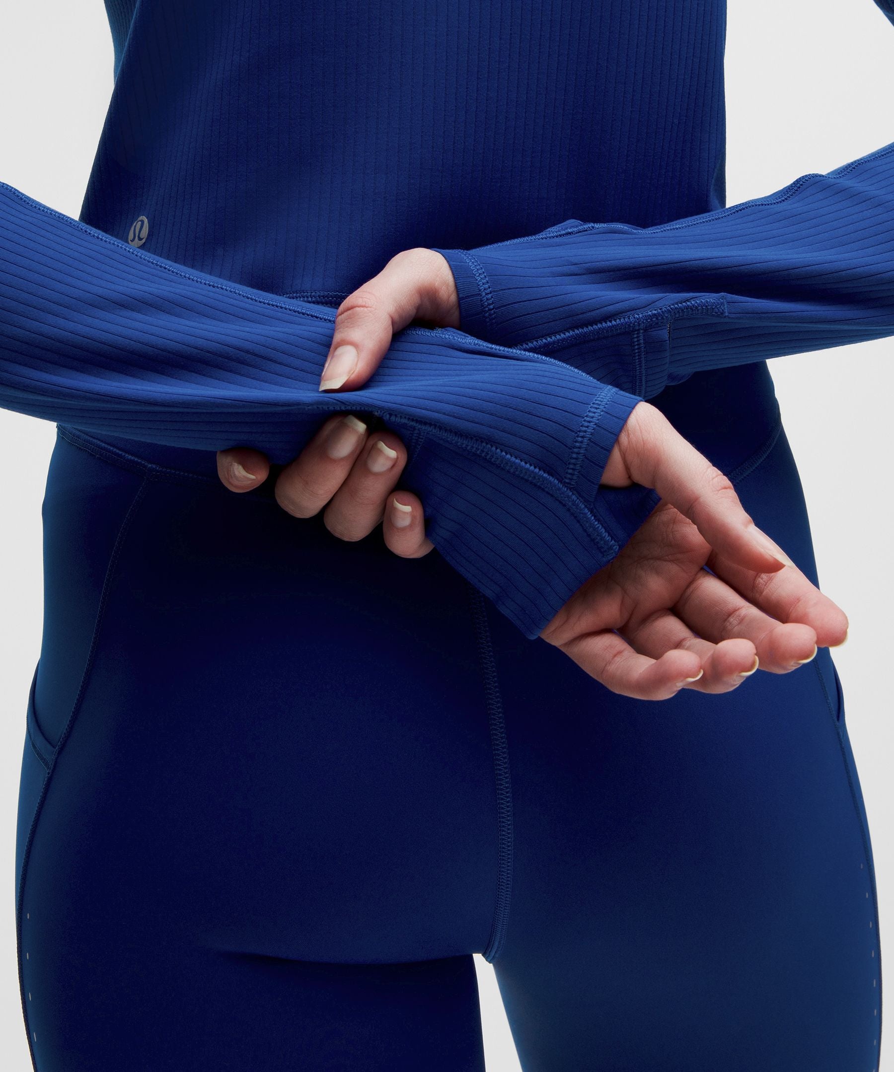 It's Rulu Ribbed Cropped Half Zip *Updated