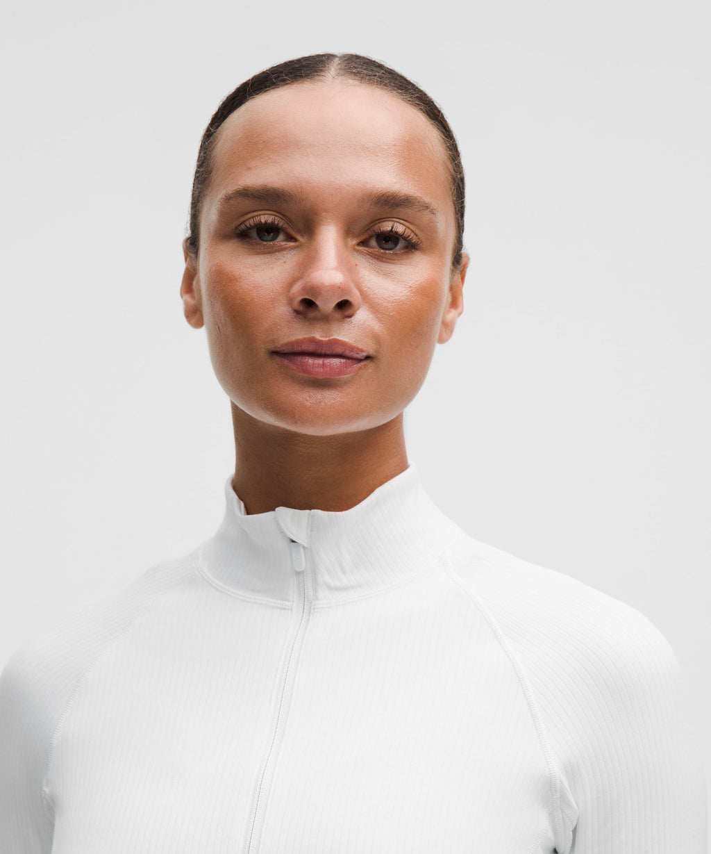 It's Rulu Ribbed Cropped Half Zip *Updated