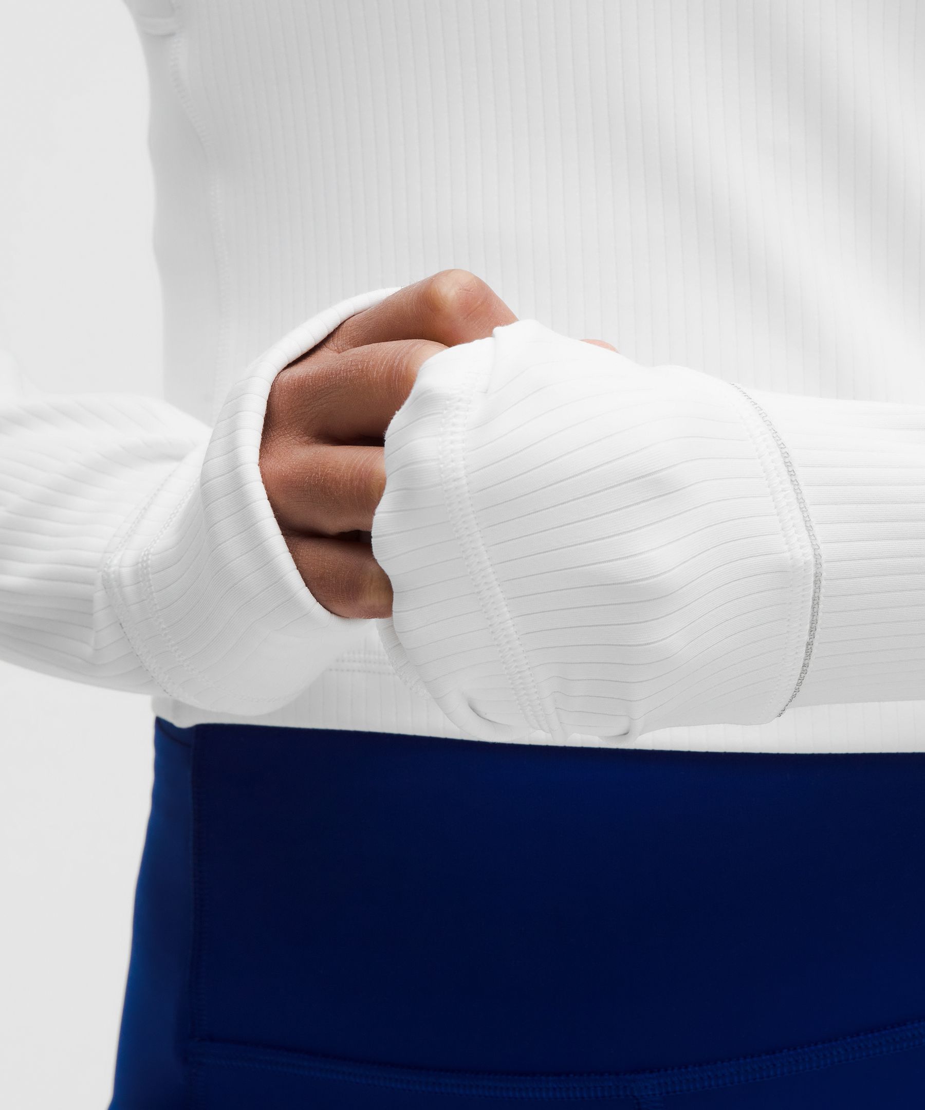 It's Rulu Ribbed Cropped Half Zip *Updated