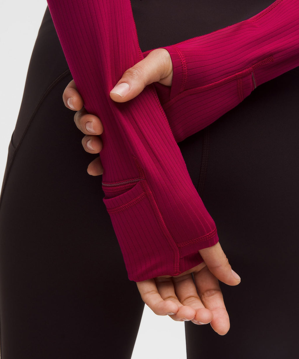 It's Rulu Ribbed Cropped Half Zip *Updated