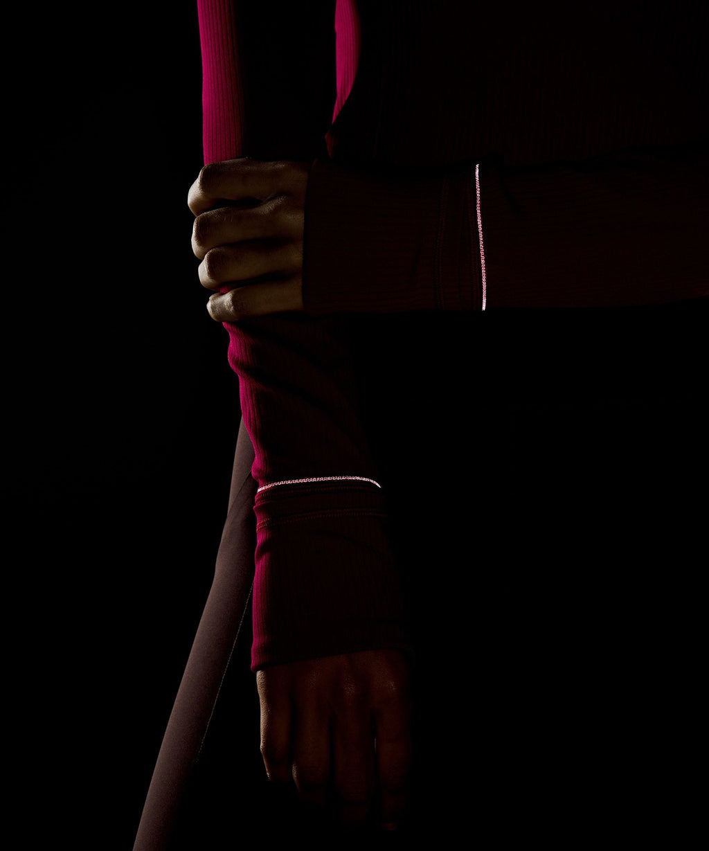 It's Rulu Ribbed Cropped Half Zip *Updated