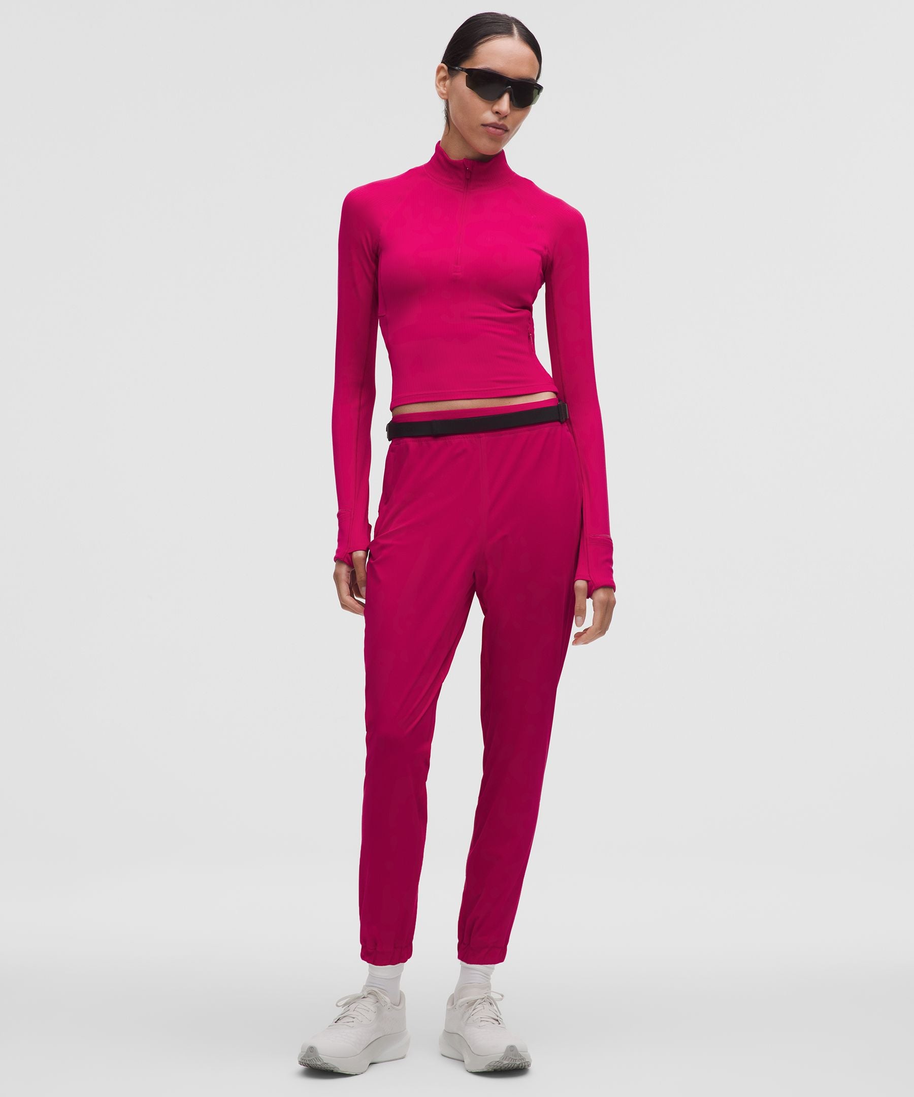 It's Rulu Ribbed Cropped Half Zip *Updated