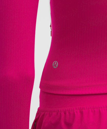 It's Rulu Ribbed Cropped Half Zip *Updated