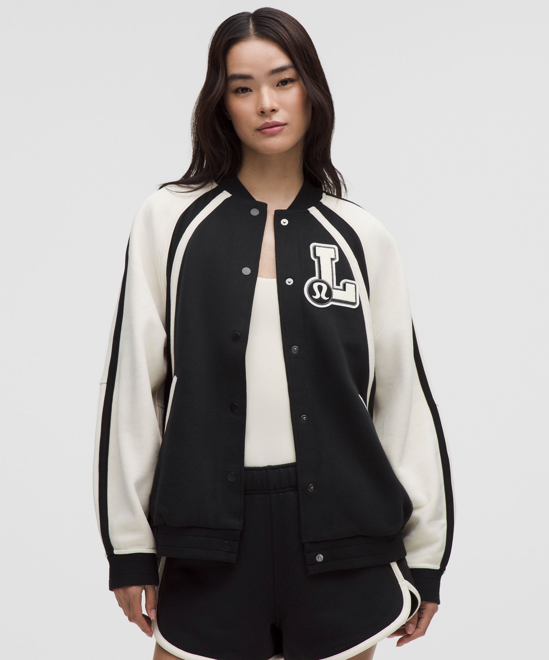 Scuba Oversized Collegiate Jacket *Graphic