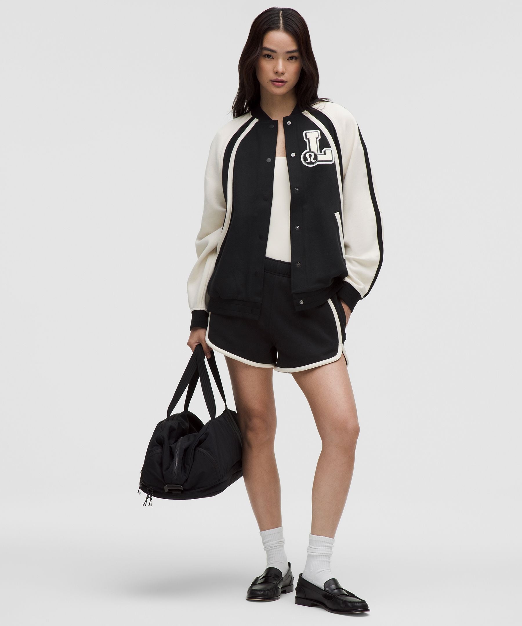 Scuba Oversized Collegiate Jacket *Graphic