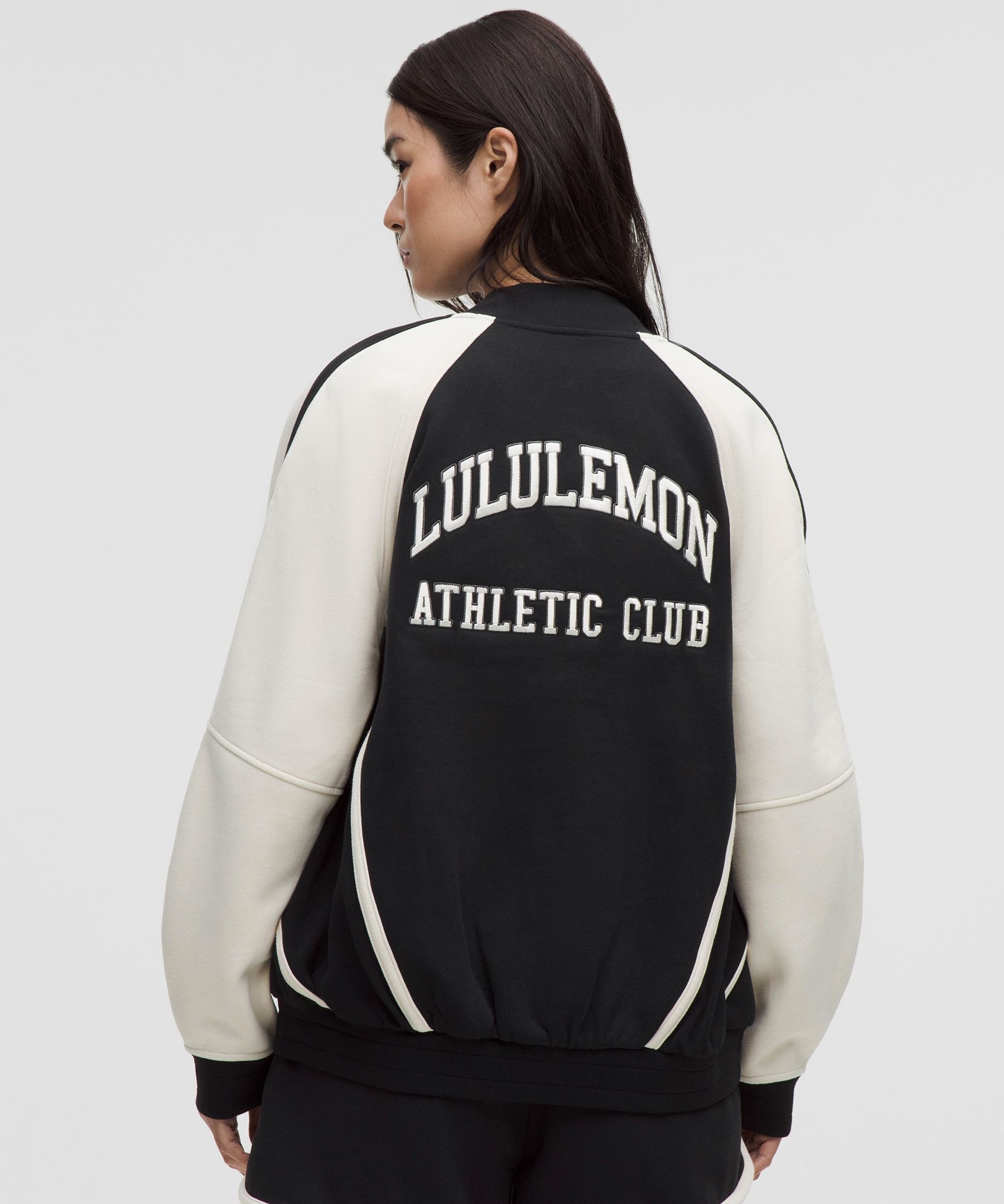 Scuba Oversized Collegiate Jacket *Graphic
