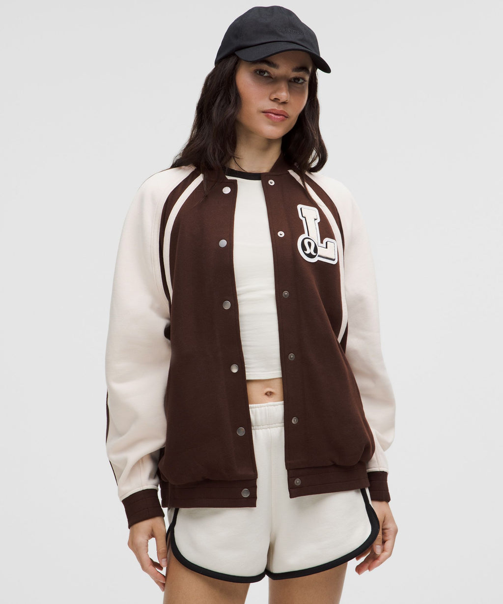 Scuba Oversized Collegiate Jacket *Graphic