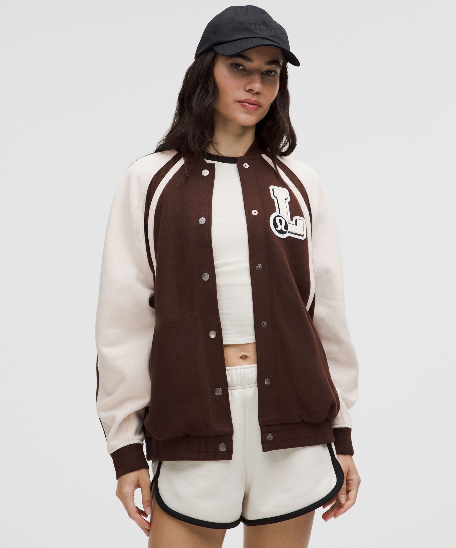 Scuba Oversized Collegiate Jacket *Graphic