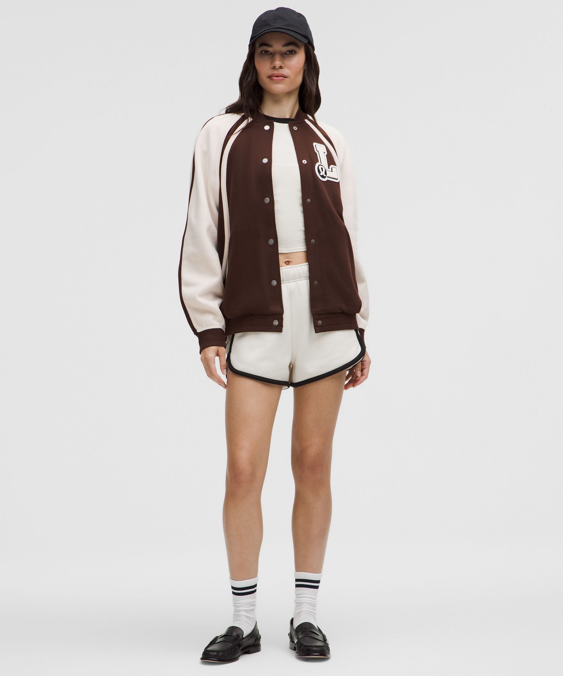 Scuba Oversized Collegiate Jacket *Graphic