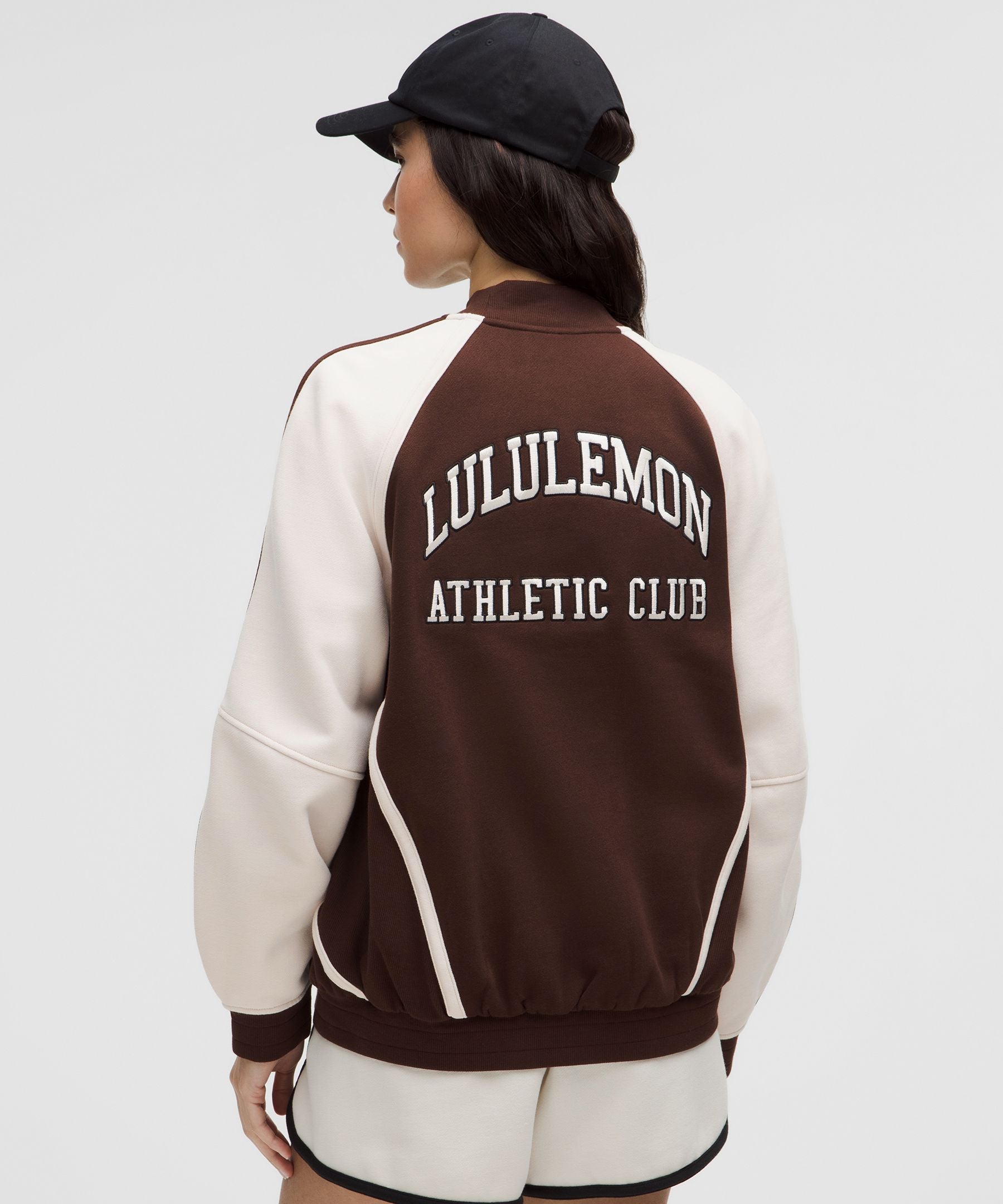 Scuba Oversized Collegiate Jacket *Graphic