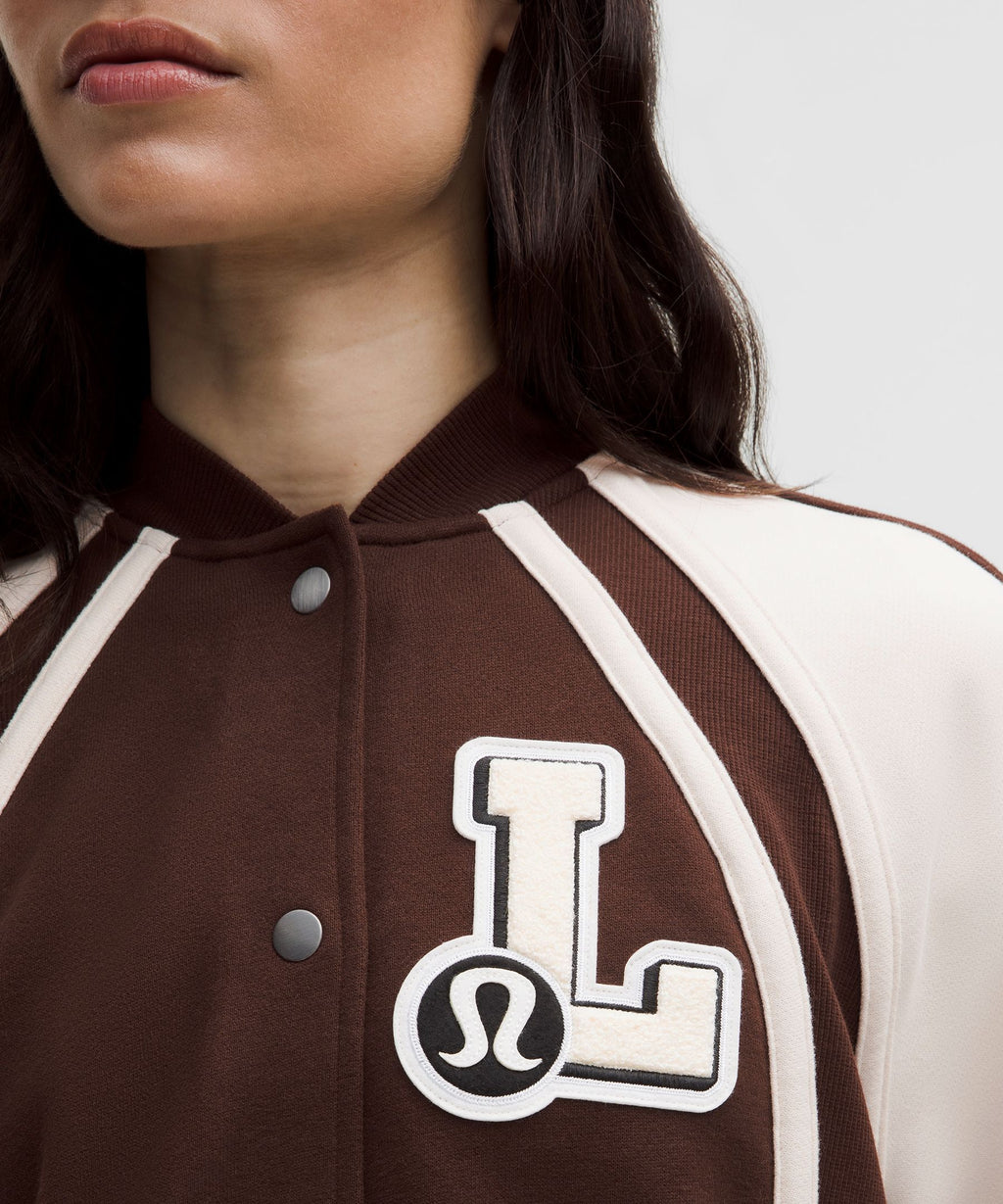 Scuba Oversized Collegiate Jacket *Graphic