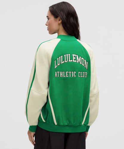 Scuba Oversized Collegiate Jacket *Graphic