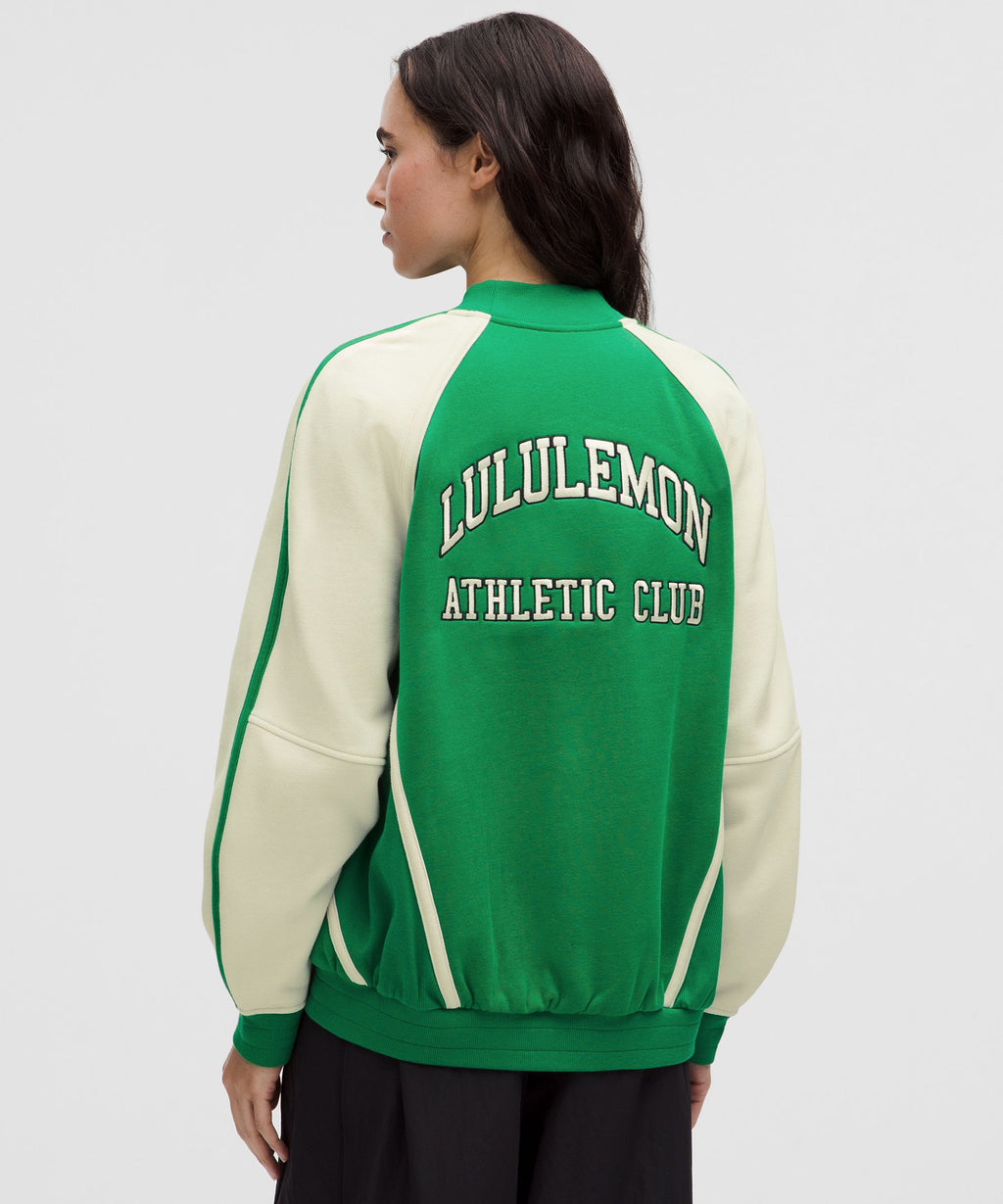 Scuba Oversized Collegiate Jacket *Graphic