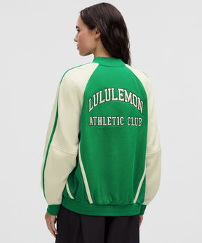 Scuba Oversized Collegiate Jacket *Graphic