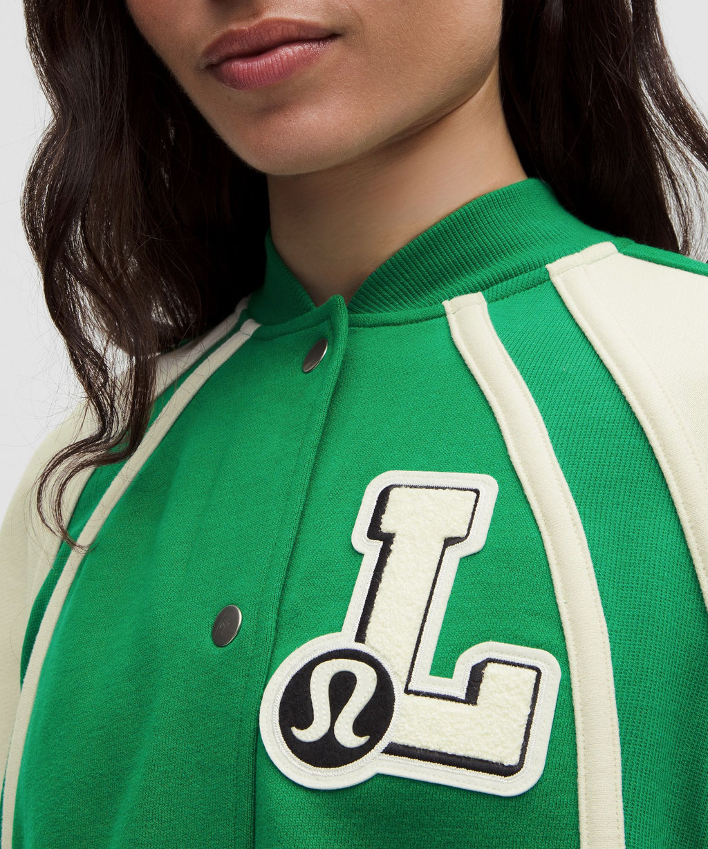 Scuba Oversized Collegiate Jacket *Graphic