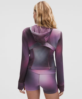 Define Cropped Hooded Jacket *Mesh