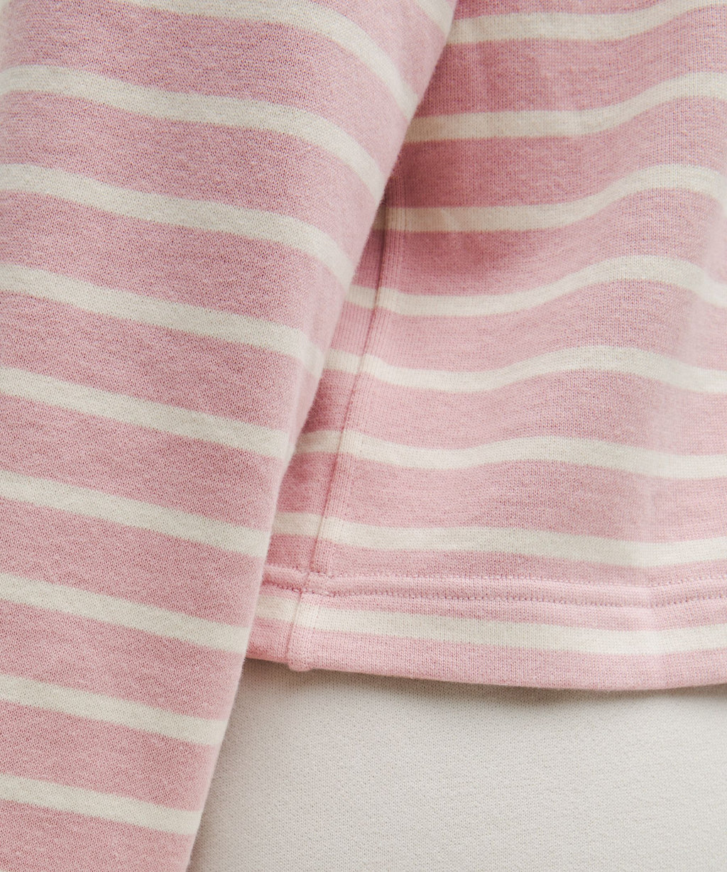 Cotton French Terry Crewneck Pullover