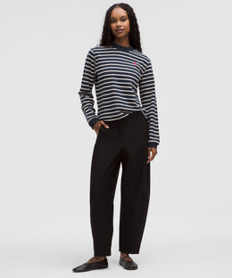 Cotton French Terry Crewneck Pullover