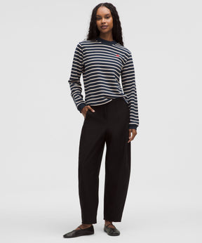 Cotton French Terry Crewneck Pullover