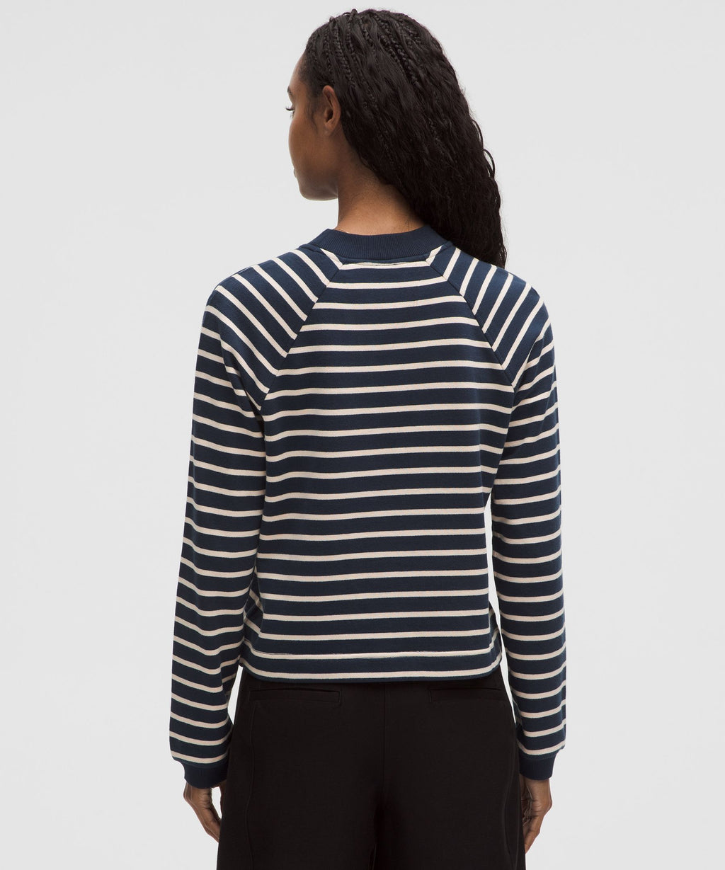 Cotton French Terry Crewneck Pullover