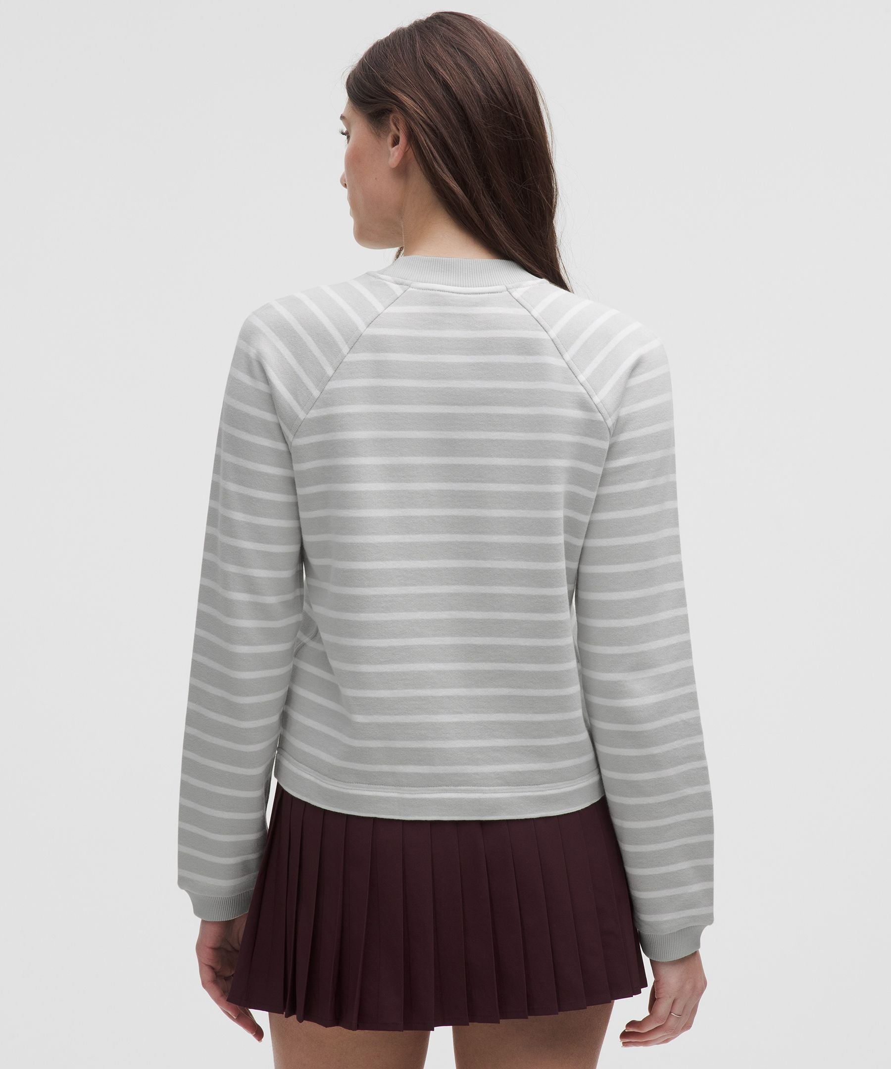 Cotton French Terry Crewneck Pullover