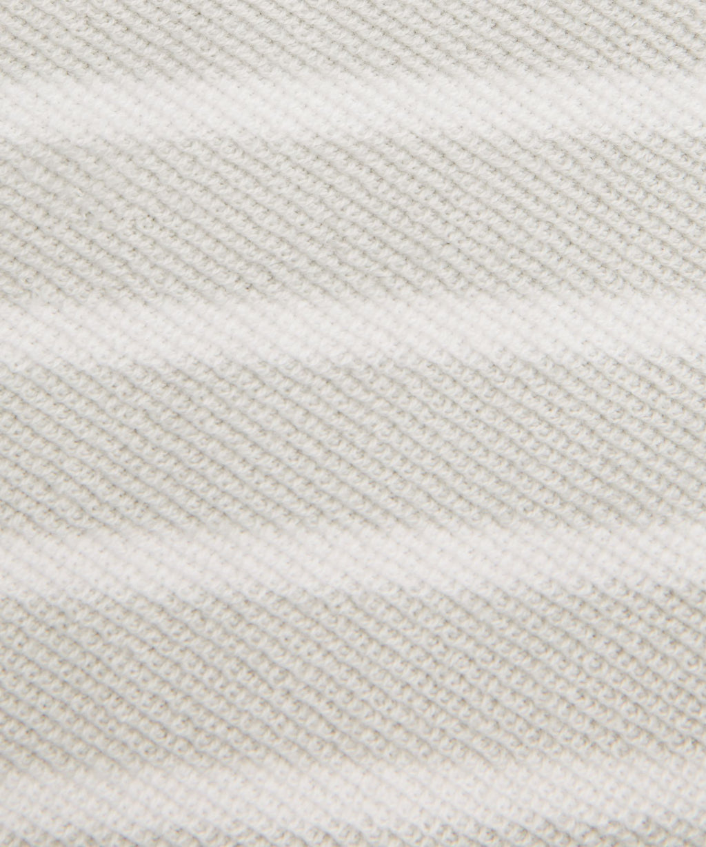 Cotton French Terry Cropped Half Zip