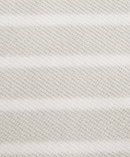 Cotton French Terry Cropped Half Zip