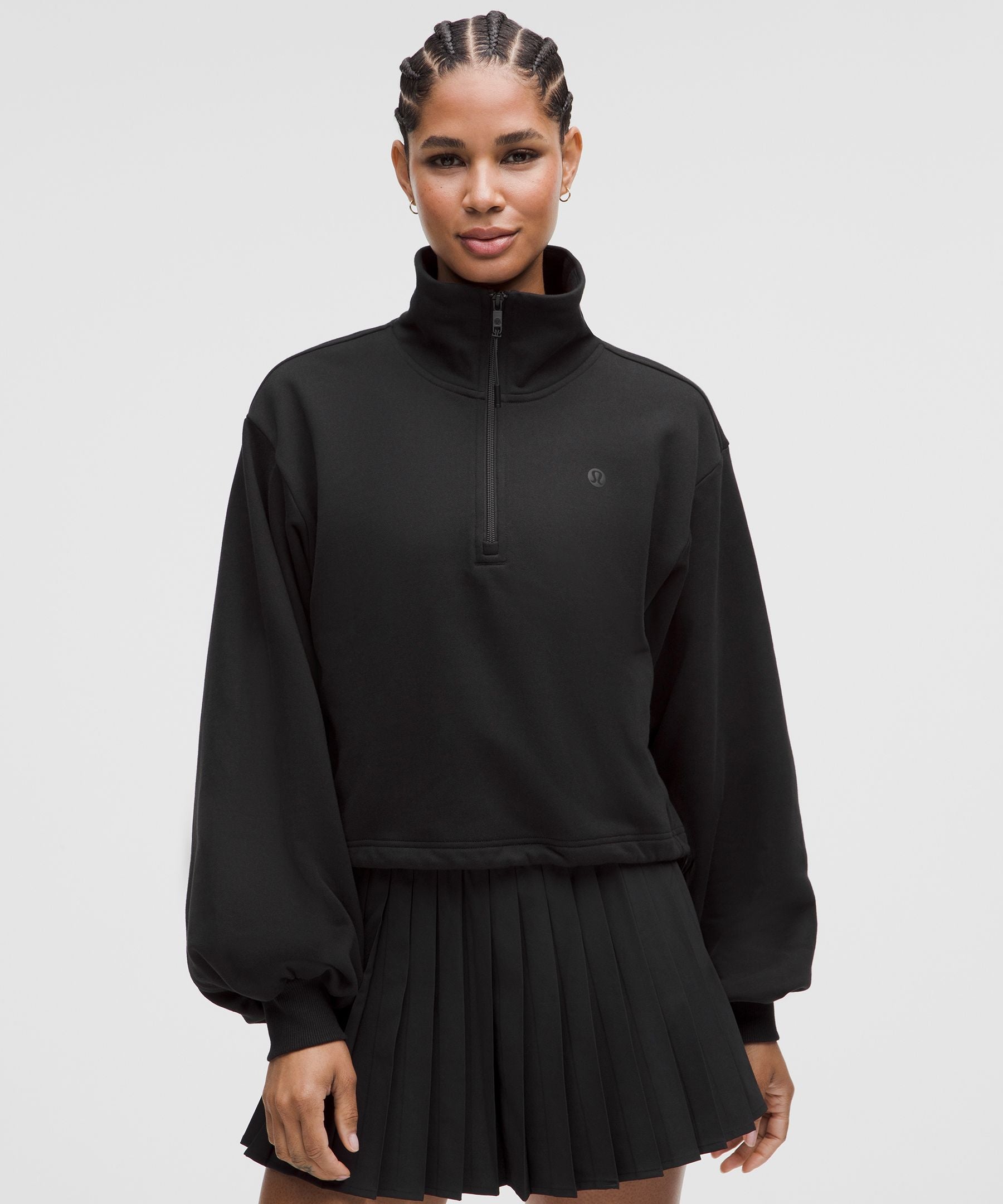 Cotton Terry Tennis Half Zip