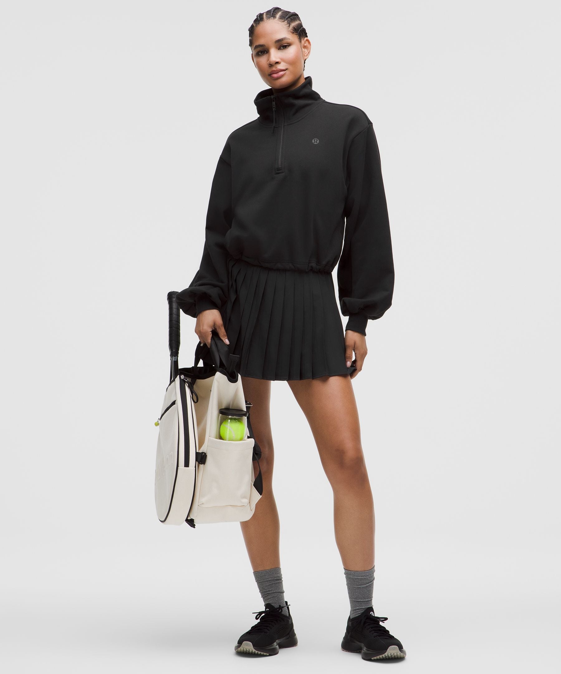 Cotton Terry Tennis Half Zip