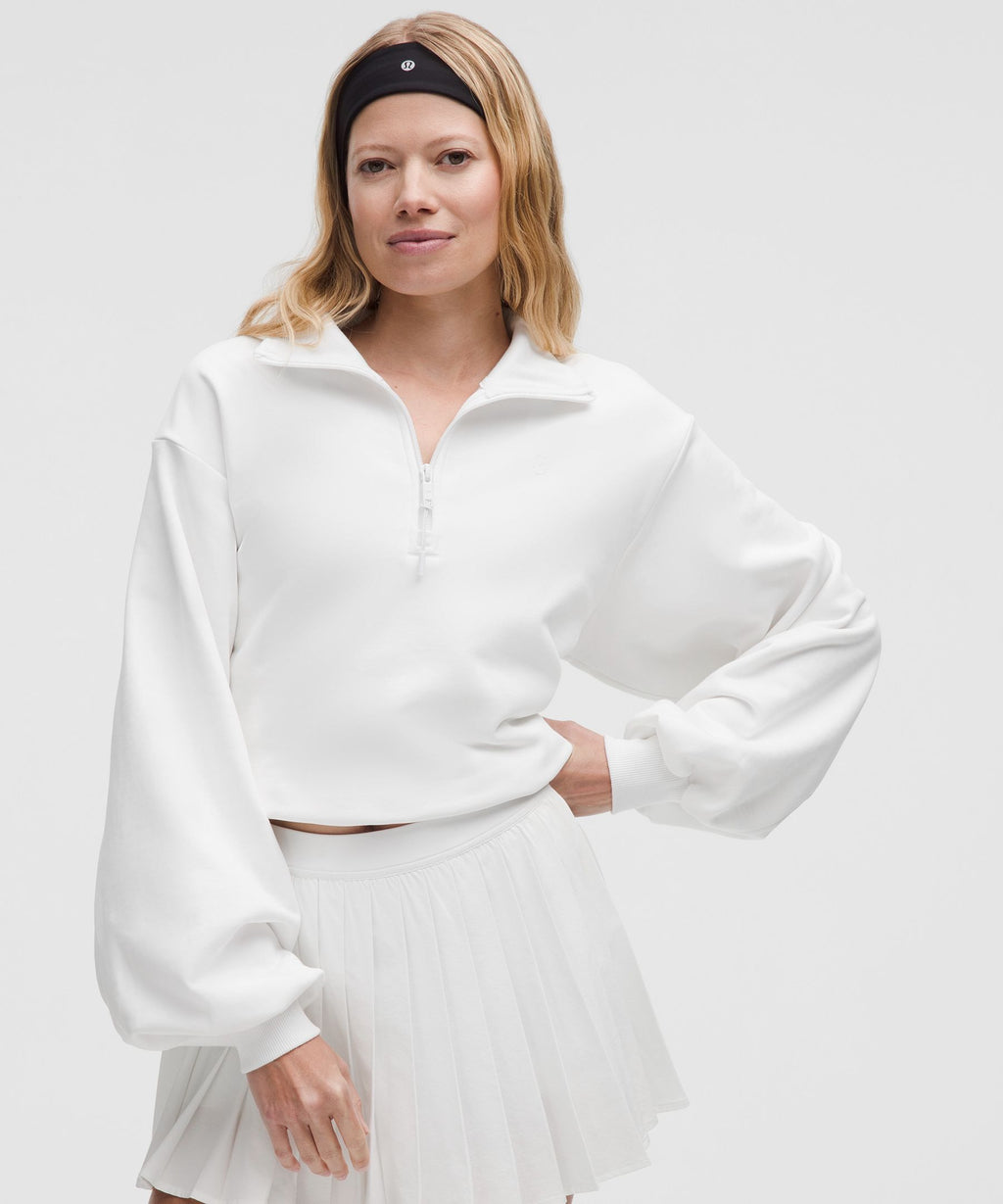 Cotton Terry Tennis Half Zip