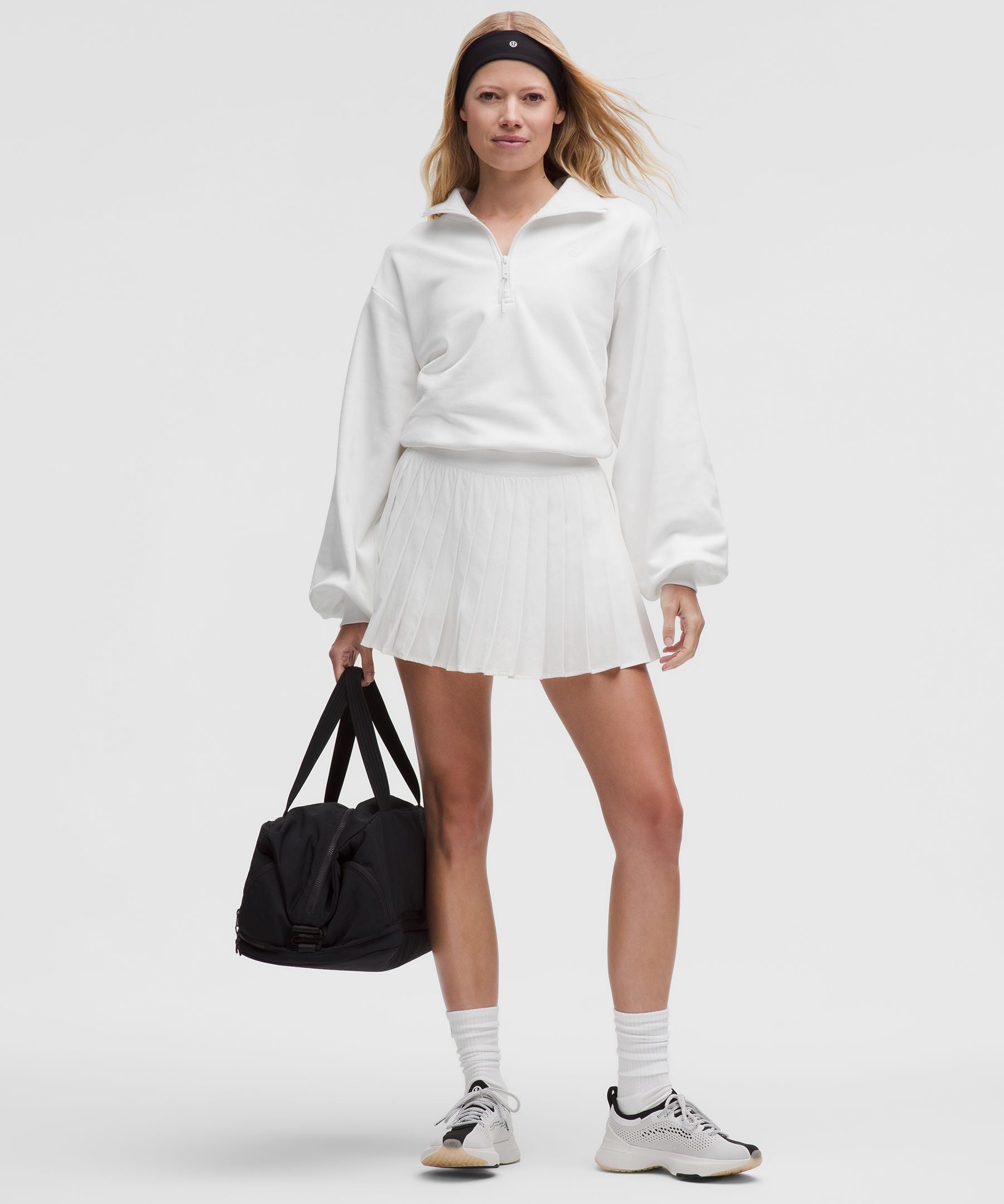 Cotton Terry Tennis Half Zip