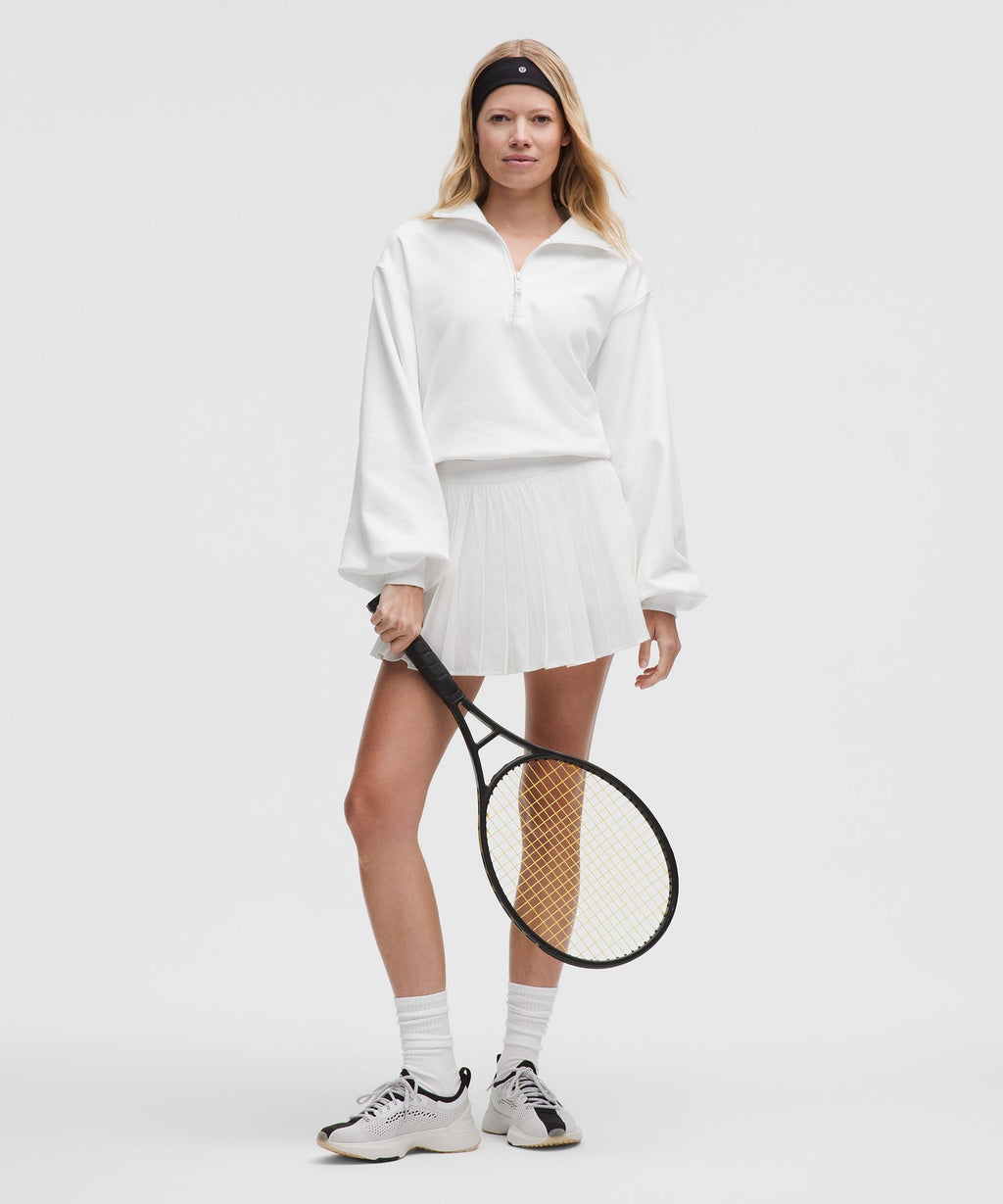 Cotton Terry Tennis Half Zip