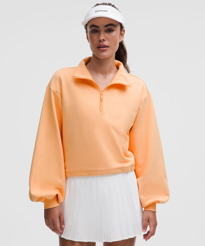 Cotton Terry Tennis Half Zip