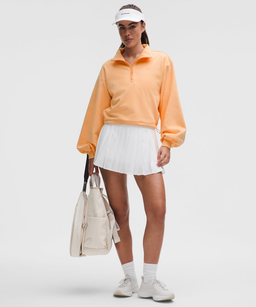 Cotton Terry Tennis Half Zip