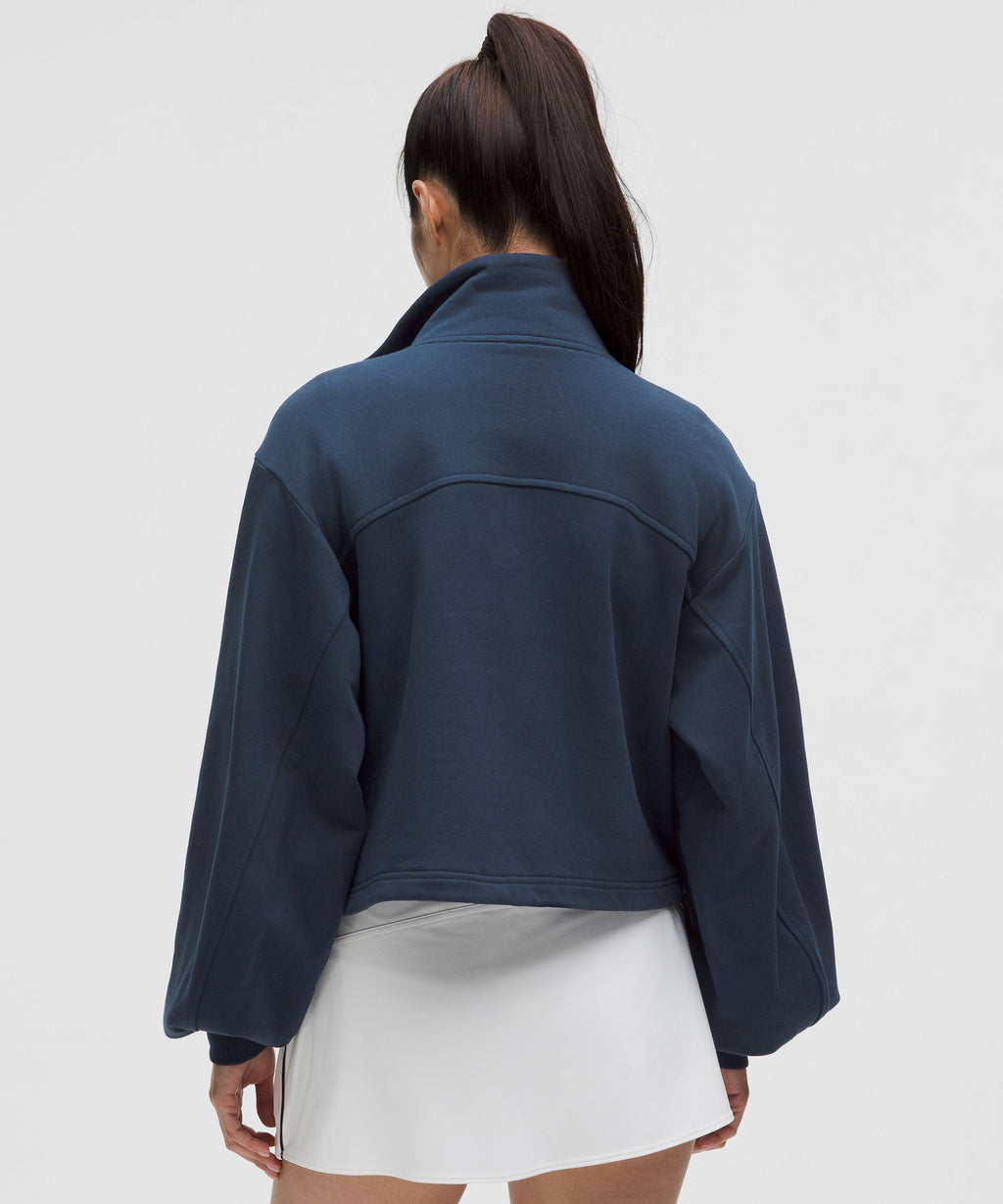 Cotton Terry Tennis Half Zip