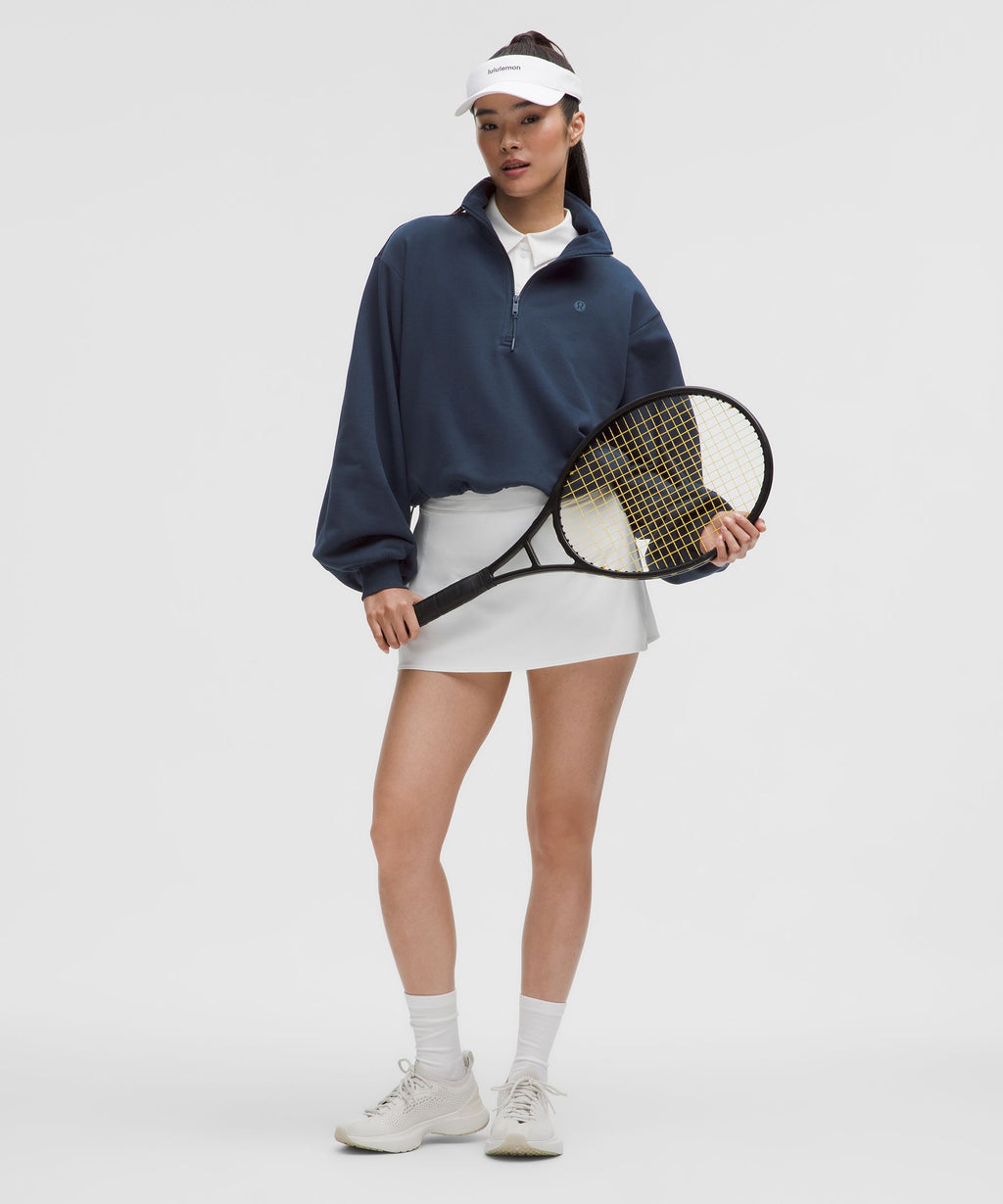 Cotton Terry Tennis Half Zip