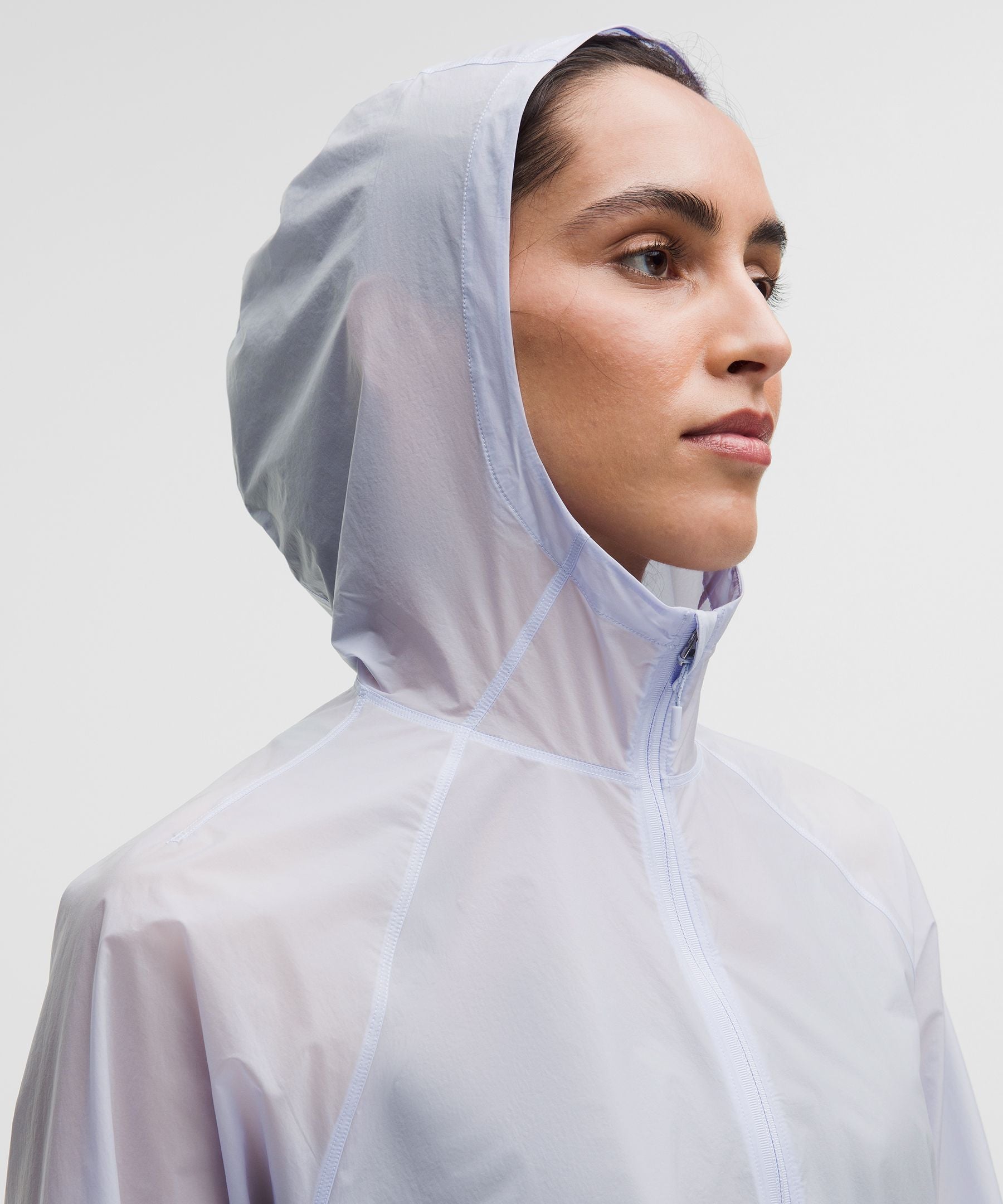 Translucent Hooded Jacket