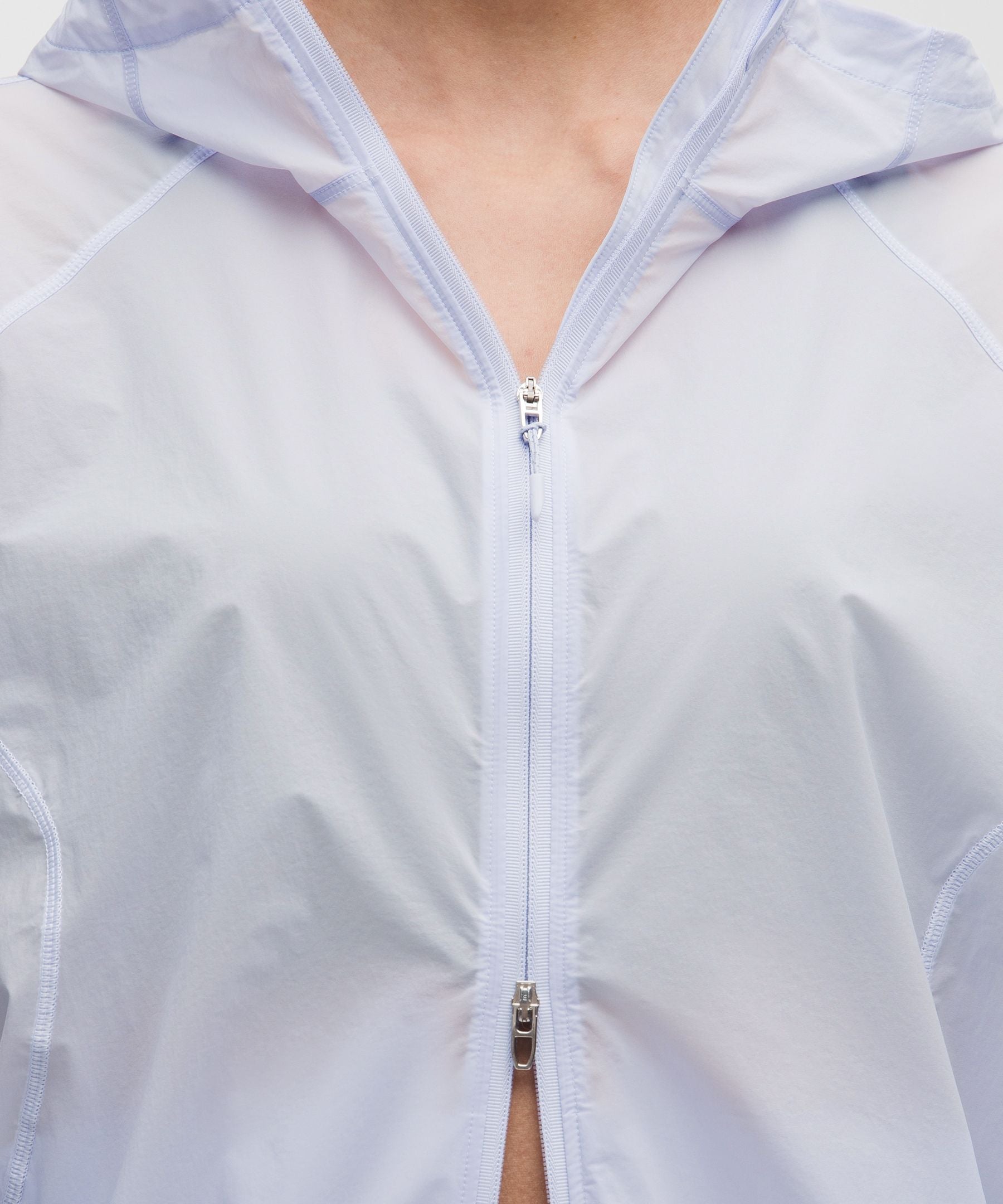Translucent Hooded Jacket