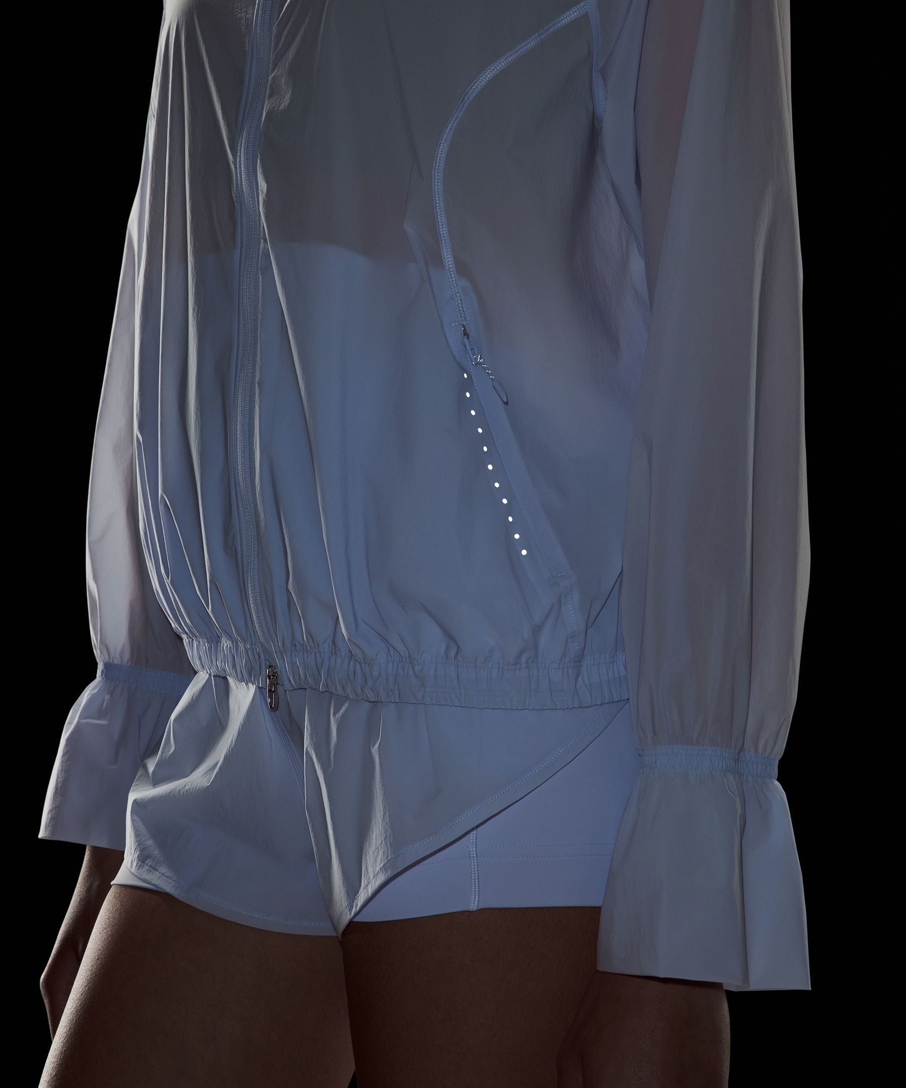 Translucent Hooded Jacket