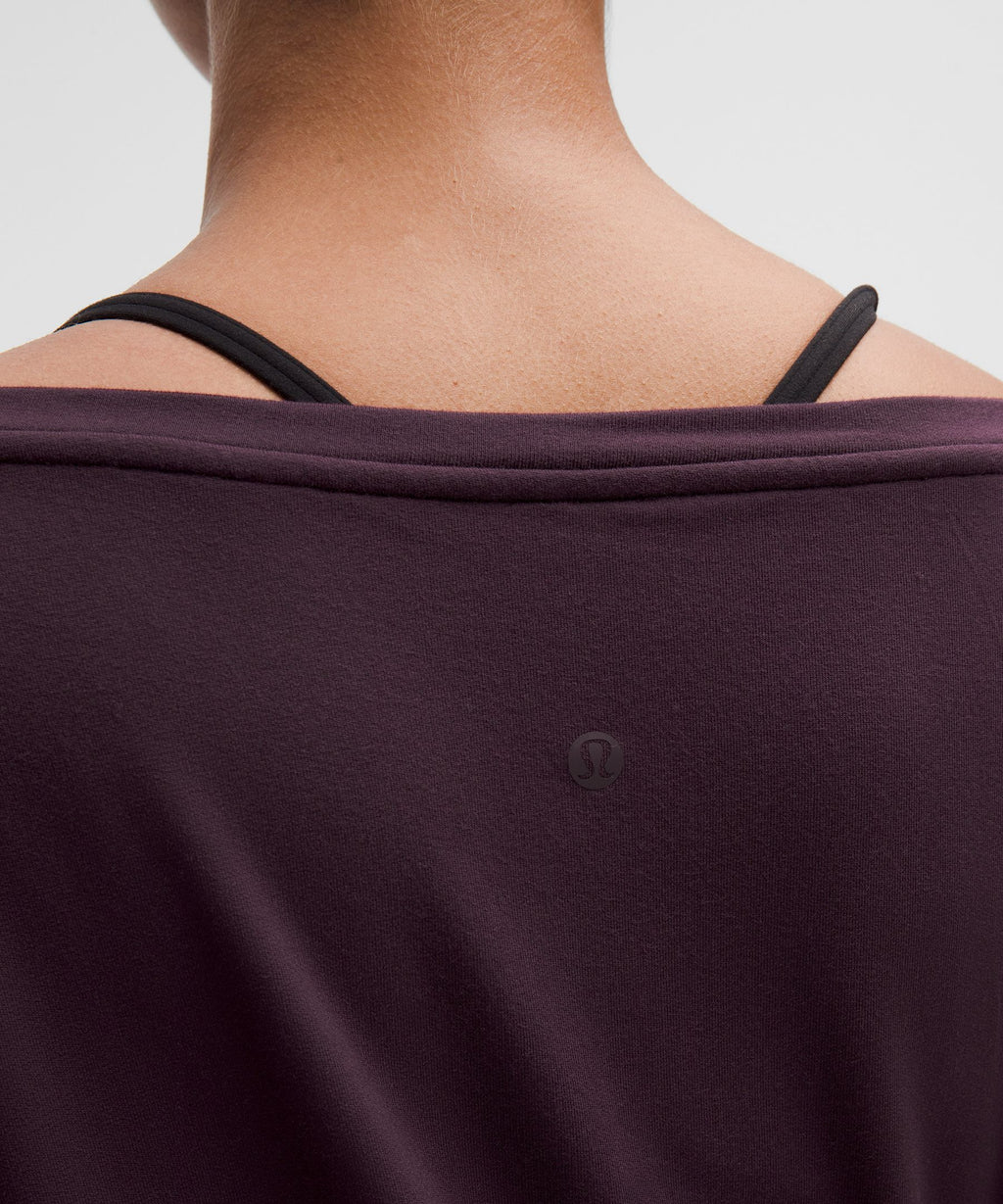 BeCalm Oversized Boatneck Long-Sleeve Shirt