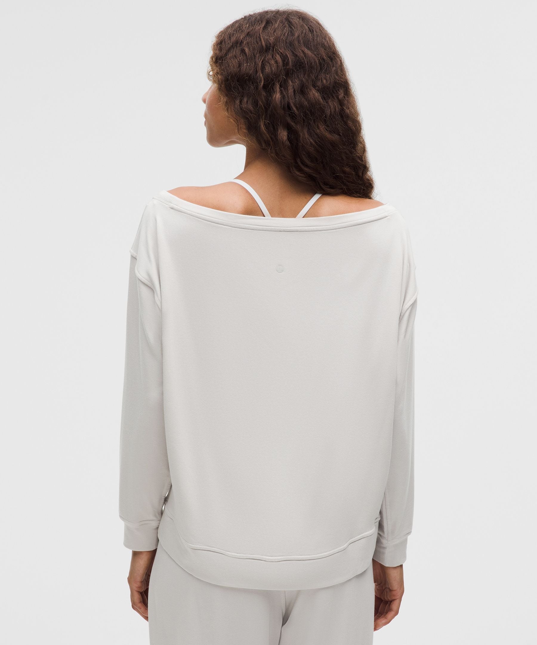 BeCalm Oversized Boatneck Long-Sleeve Shirt